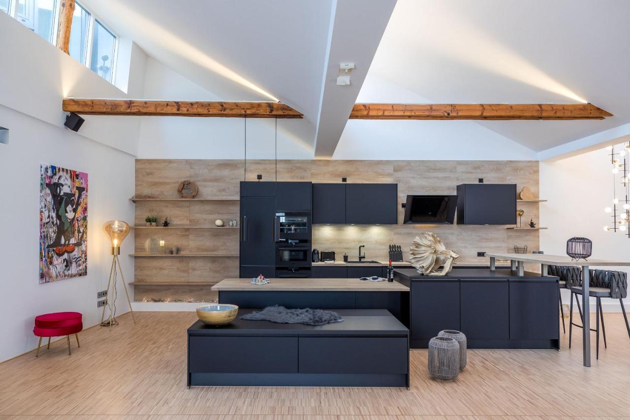 Luxus Wellness Loft - 245Qm - Designwohnen Im Zentrum Gutersloh Exterior photo